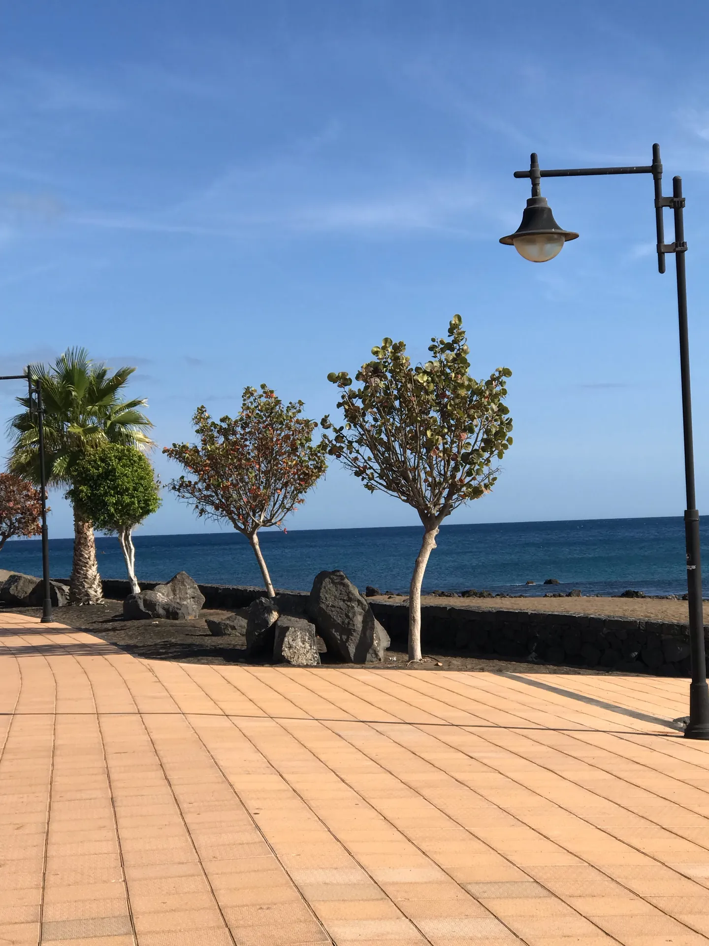 Lanzarote Puerto del carmen kuestenpromenade meerblick