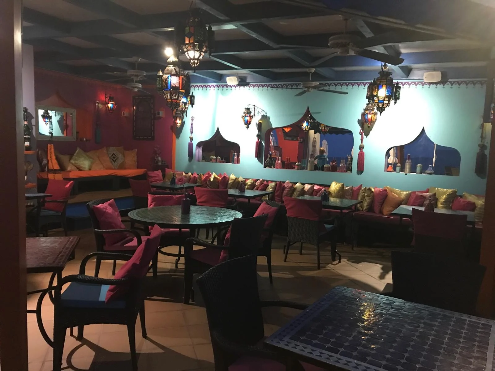 Lanzarote Restaurant orientalischer innenraum