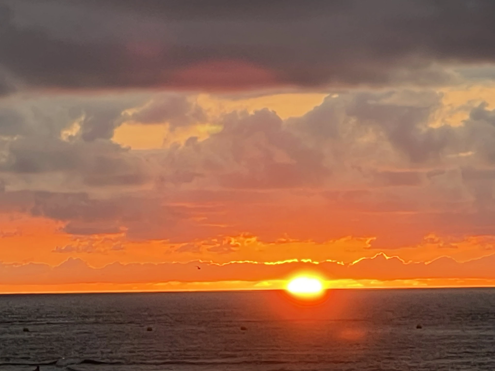 Sonnenuntergang an der Küste, Rabat, Marokko
